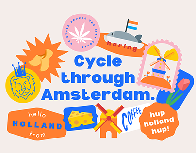 Dutch Inspired Sticker Design
