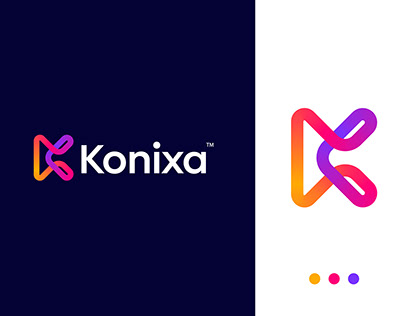 Abstract K Logo Design | Modern Logomark
