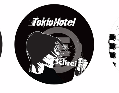 Tokio Hotel - CD label