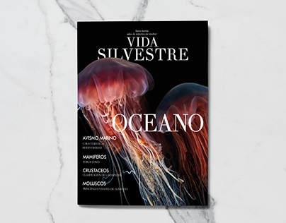 Diseño revista Vida Silvestre edición (OCÉANO)