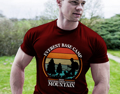 Mountain T-shirt design