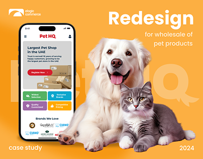Elogic E-commerce | Pet Shop Redesign B2B| Case Study