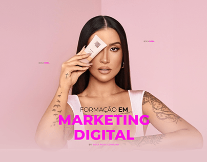 Formação em Marketing Digital - Boca rosa