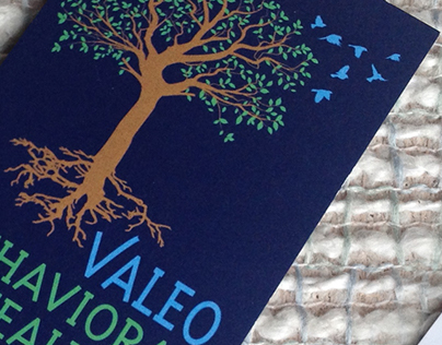 Valeo Behavioral Health logo and business card