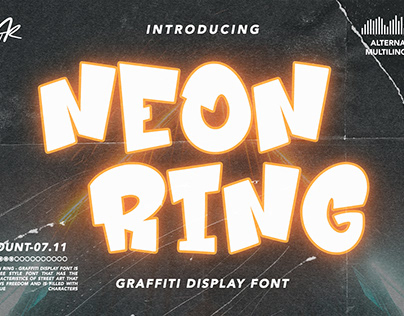 Neon Ring - Free Graffiti Display Font