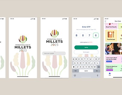App Design for the International Year of Millets.