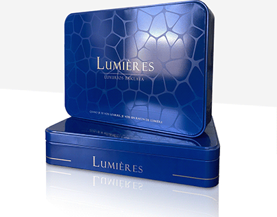 Lumieres, Tinplate packaging