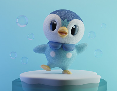 Piplup 3D Model