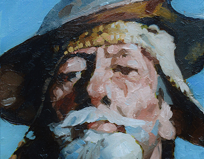 Don Quixote portrait- Painting portrait assignment