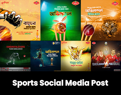 Sports Social media Design