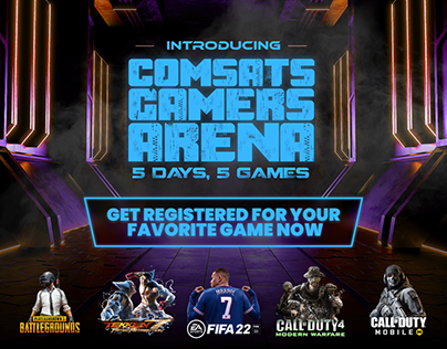 COMSATS Gamers Arena | Gaming Event | Post & Photobooth