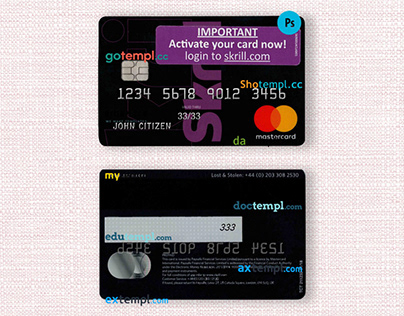 Skrill Mastercard Debit card