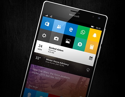 Windows 10 Mobile /// Redstone UI