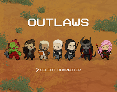 OUTLAWS - Character Screen