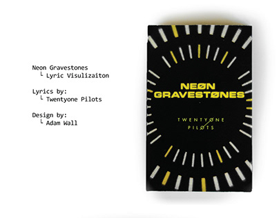 Neon Gravestones Lyric Visualization