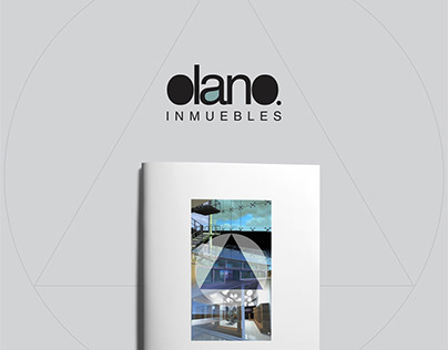 olano INMUEBLES, logo & brochure design