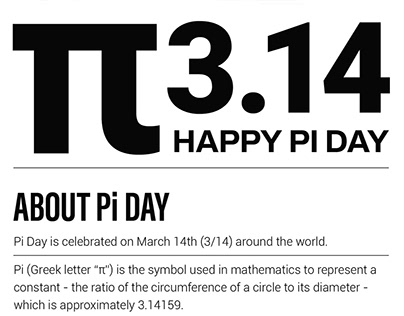 Happy π Day - INFOGRAPHIC (2023)