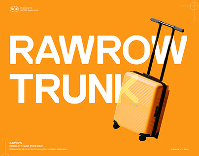 RAWROW R-TRUNK product page design Website