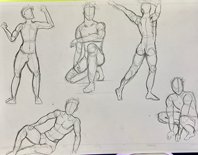 male figure studies !