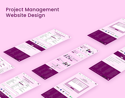 Project Management Website Design