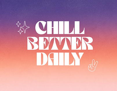 Visual Identity for the Playlist Chill Better Daily
