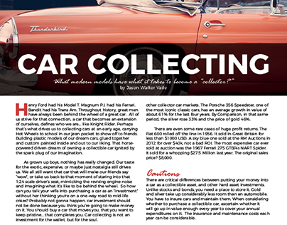 Car Collecting