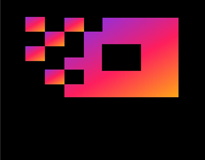 vector logo in brand name pixel Box