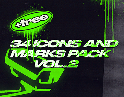 34 Icons & Marks Pack Vol.2 +Free
