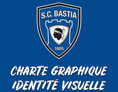 SC Bastia Charte graphique / identité visuelle 18/19