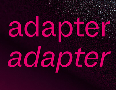 Adapter Typeface