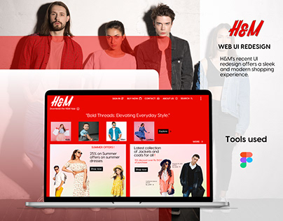 H&M Website redsign