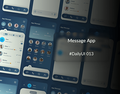 DailyUI - 013 (Message App)