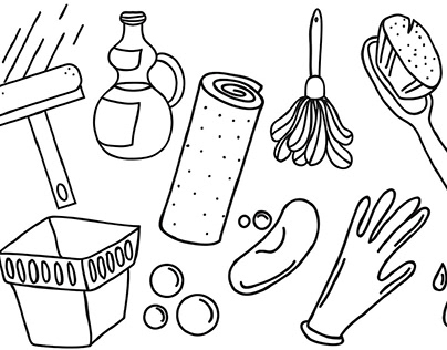 Home & Housework Coloring Pages