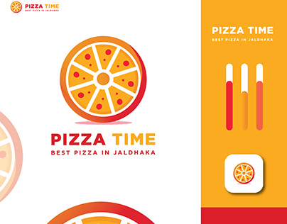 Food, pizza restaurant logo design , Brand logo