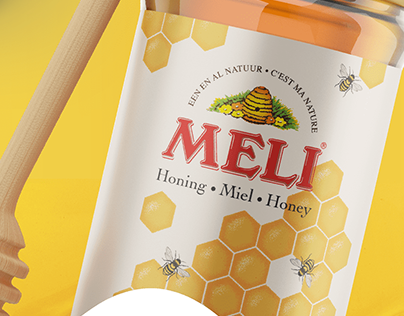 Honey packaging rebrand