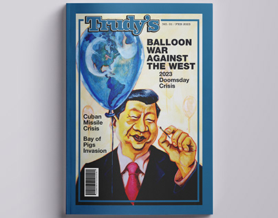 Editorial Illustration -- Balloon War Against West