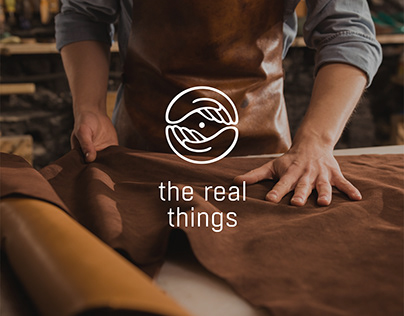 The Real Things logo for handmane organic products