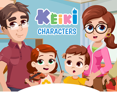 Keiki character design, Part 2 - Humans