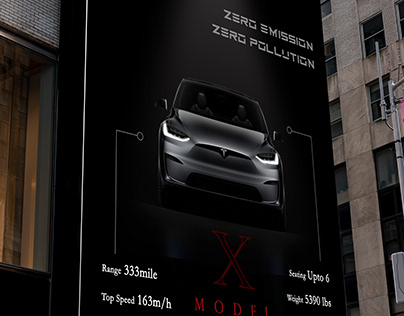 Tesla Advertisement Poster