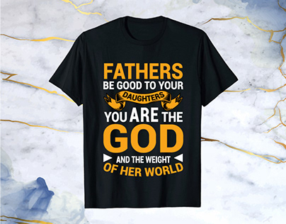 Father day t shirt design