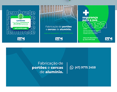 RTM Esquadrias - Logo e Identidade Visual