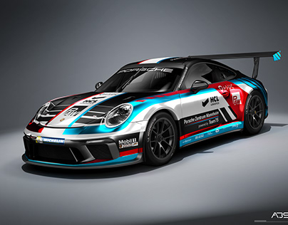 Porsche GT3 Cup livery design