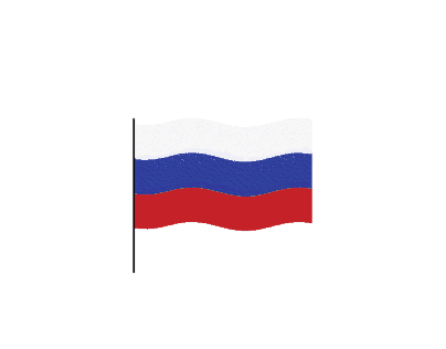 Russia flag Lottie JSON animation