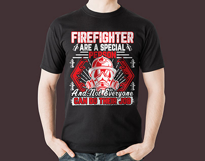 FIrefighter T-shirt design