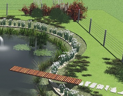 Diseño Paisajistico Reservorio Pluvial