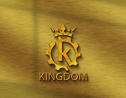 (K) KINGDOM LOGO Mockup Design