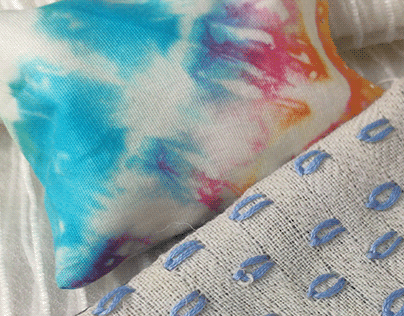 Tie & Dye/Natural dyes - Explorations and prototype