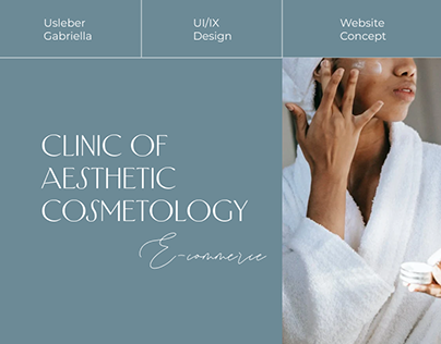 Aesthetic cosmetology clinic website | Landing