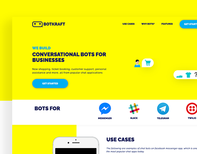 Landing Page for Chatbot Development Agency