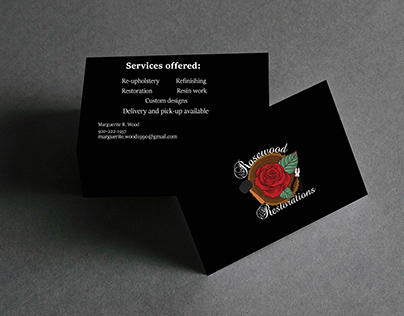Business Card for Rosewood Restorations